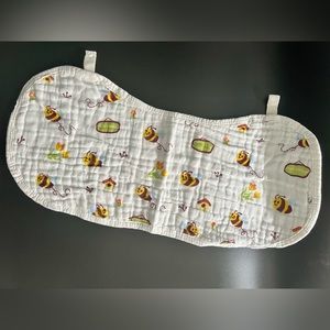 Burpy bib: Burp cloth and bib! 100% muslin. Comparable to Aden +Anais burpy bib